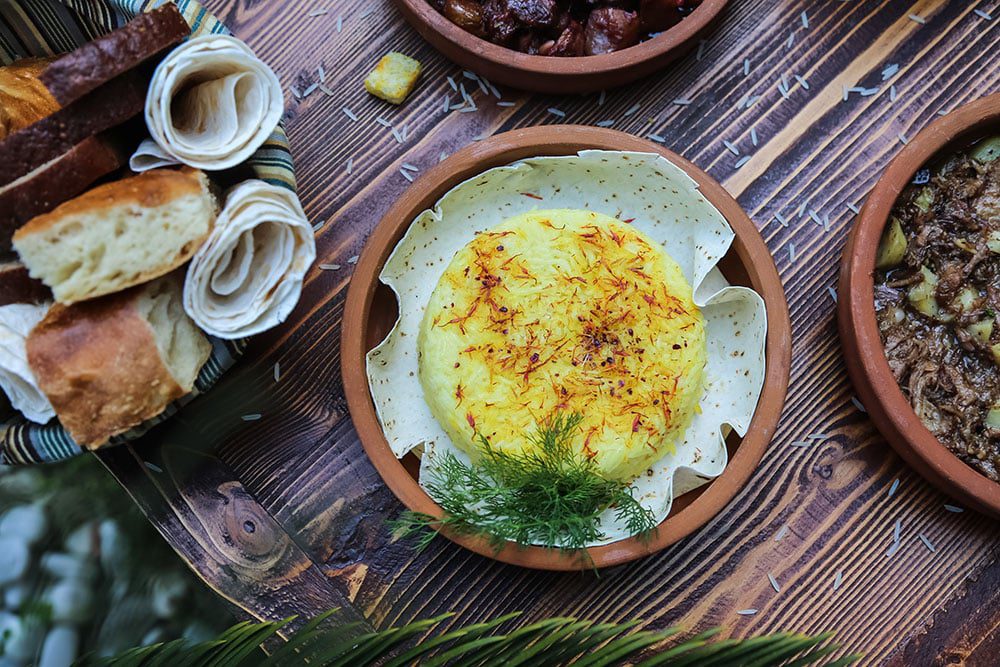 All About Persian Steamed Rice With Saffron Tahdig